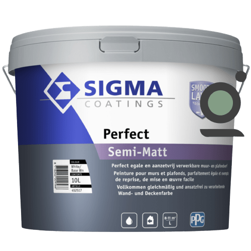 Sigma perfect semi matt halfmatte aanzetvrije muurverf