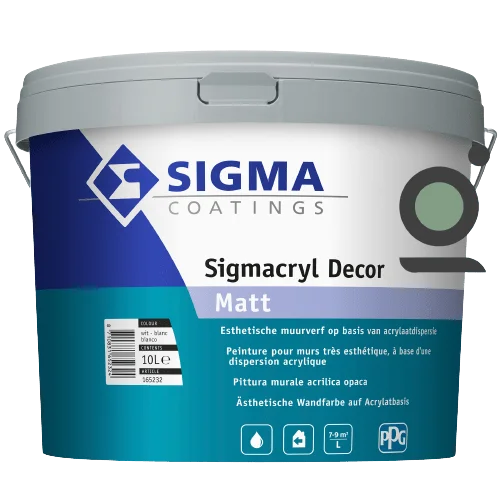 Sigmacryl decor matt 10L