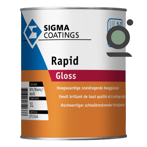 Sigma rapid gloss sneldrogende hoogglanslak