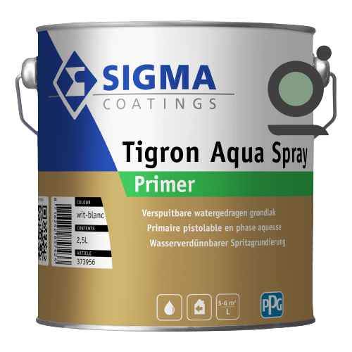 Sigma tigron aqua spray primer verspuitbare grondlak voor binnen