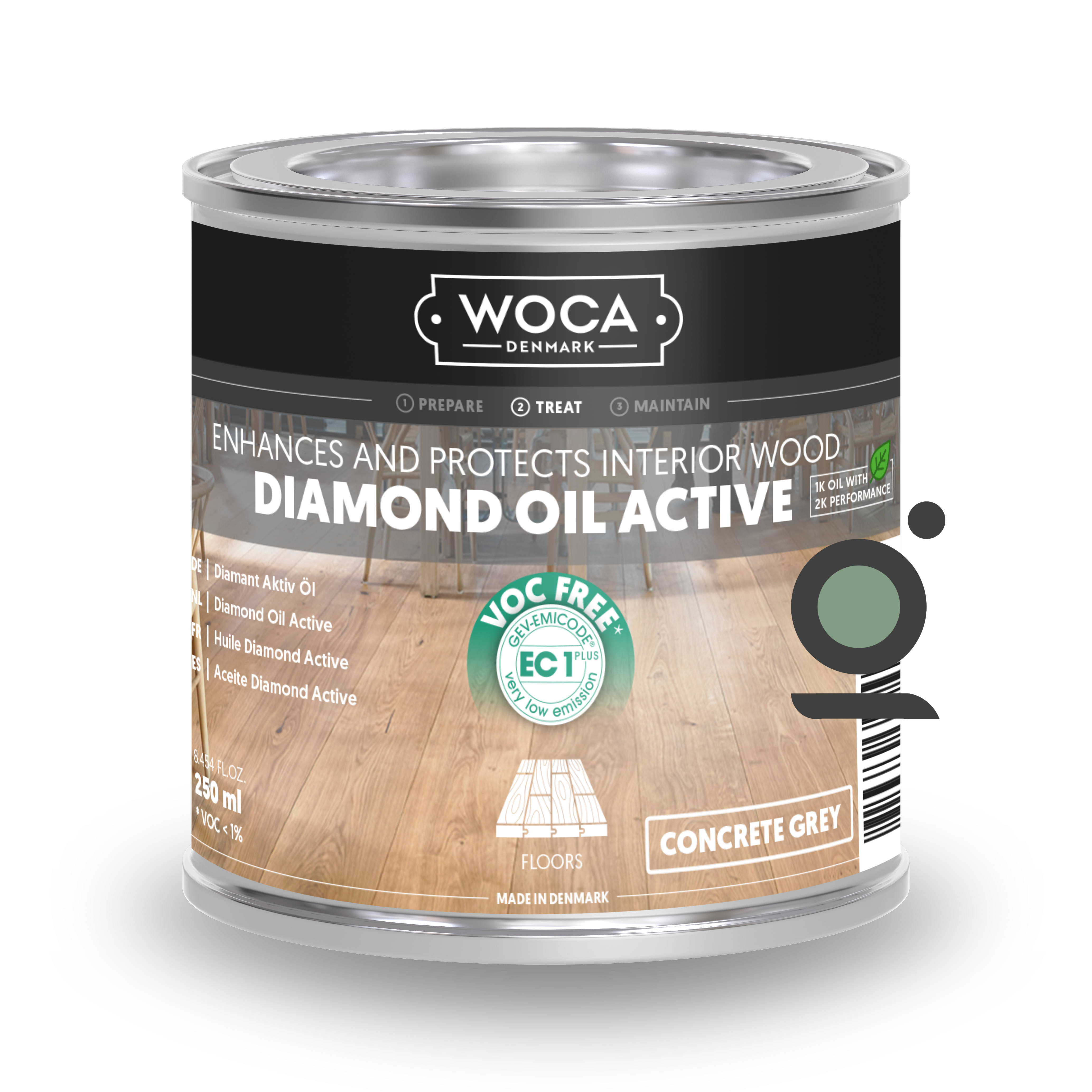 Woca diamond oil active 250ML