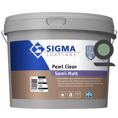 Sigma Pearl clean semi matt 10l afwasbare muurverf