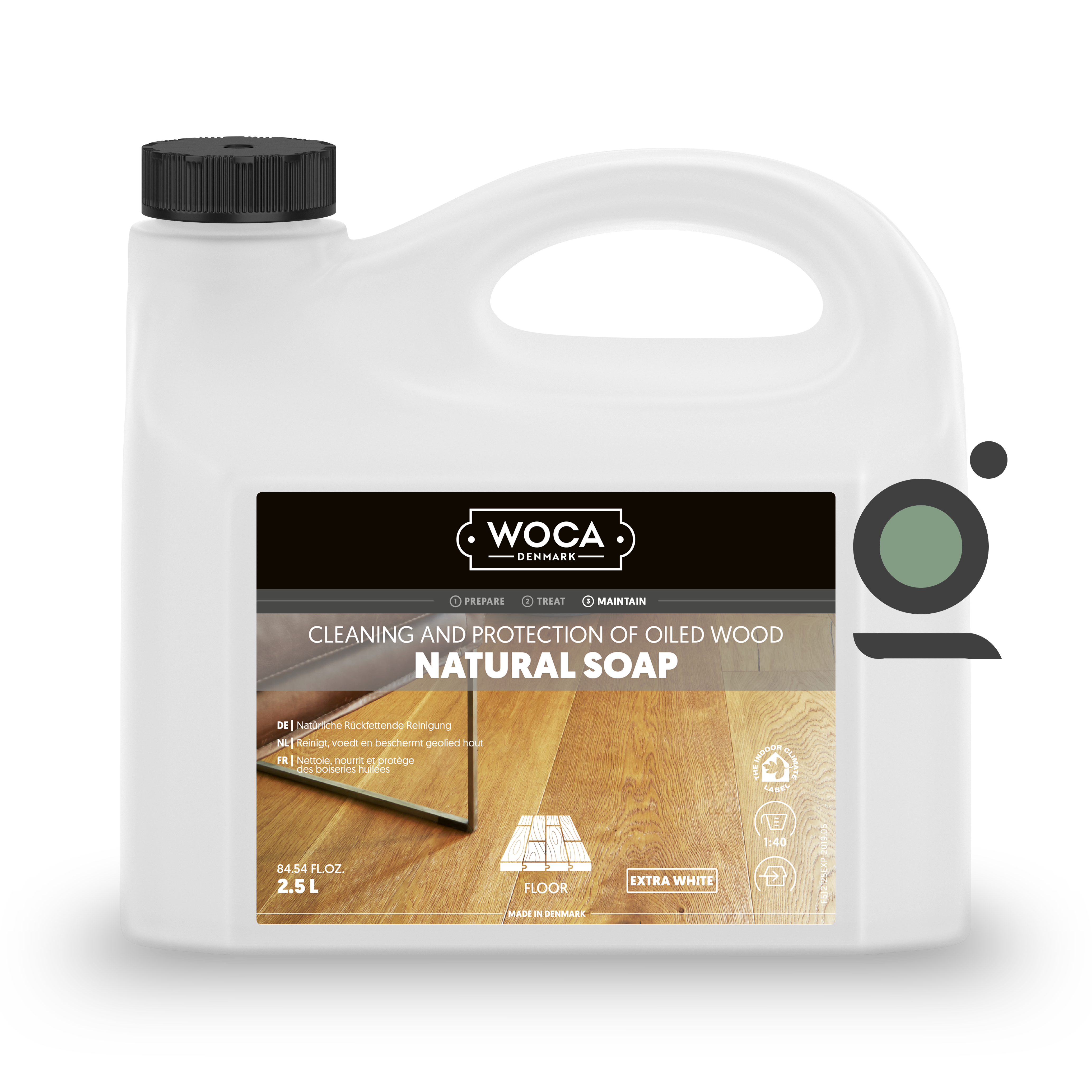 Woca natuurzeep extra wit 2.5l