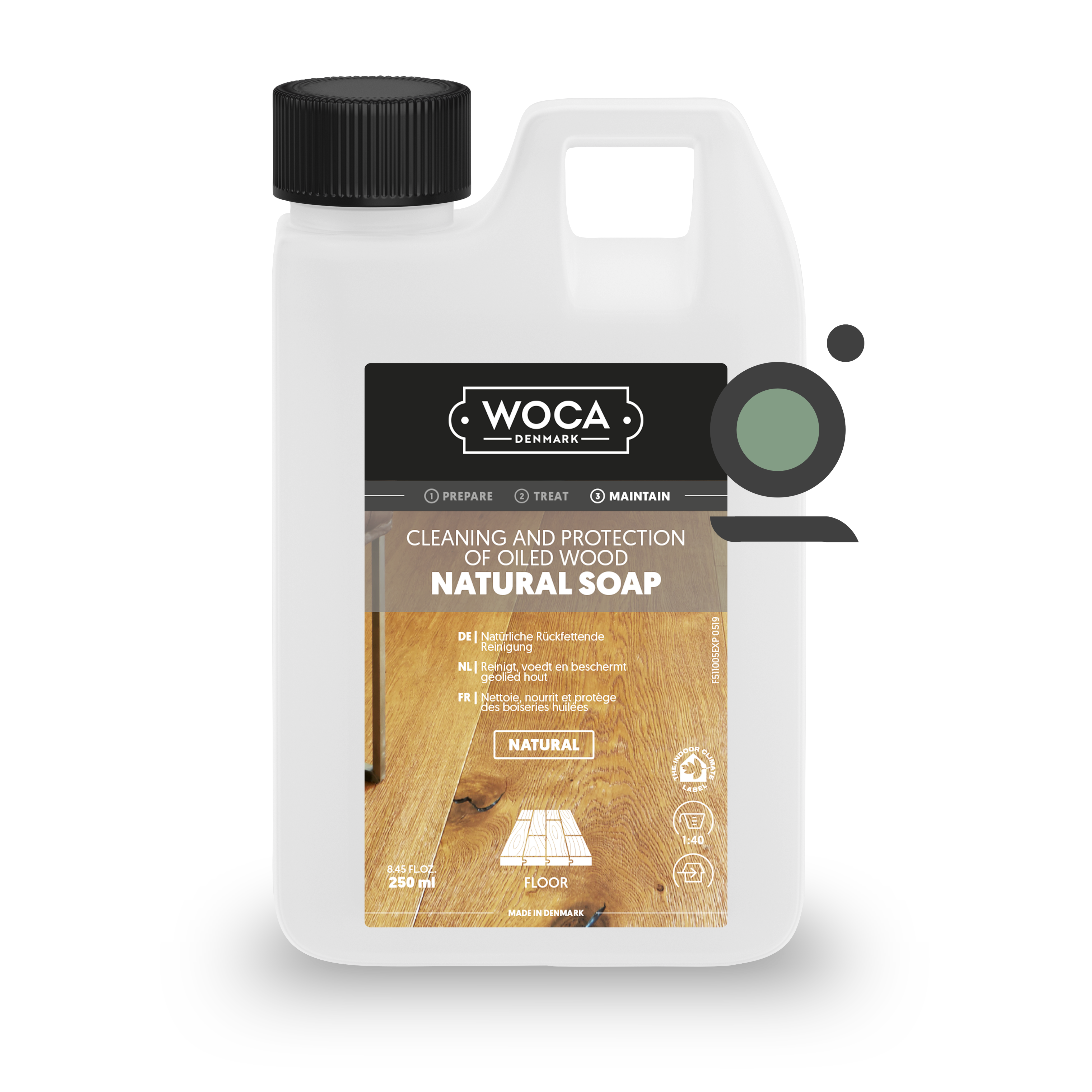 Woca natuurzeep naturel 250ML