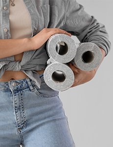 Omgevingsfotos behangpapier rollen