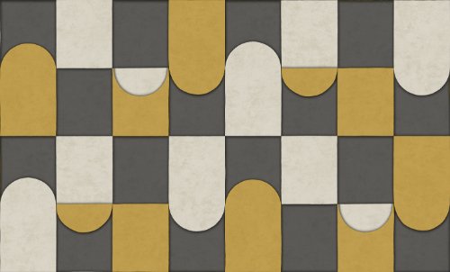 HookedOnWalls AFFINITY  3D PATCHWORK AF24551