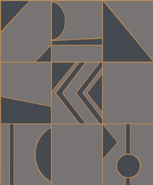 HookedOnWalls TINTED TILES  GROOVE 29043